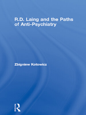 cover image of R.D. Laing and the Paths of Anti-Psychiatry